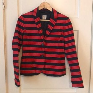 Gap striped blazer size 2